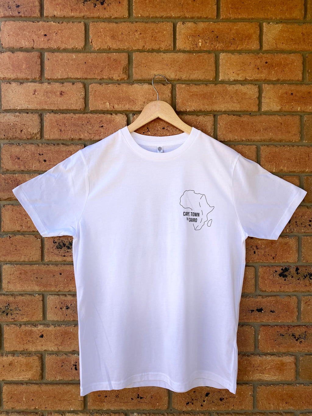 Cape Town to Cairo T Shirt - White