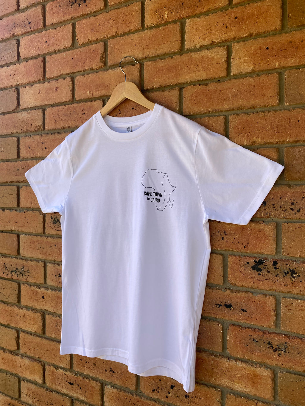 Cape Town to Cairo T Shirt - White